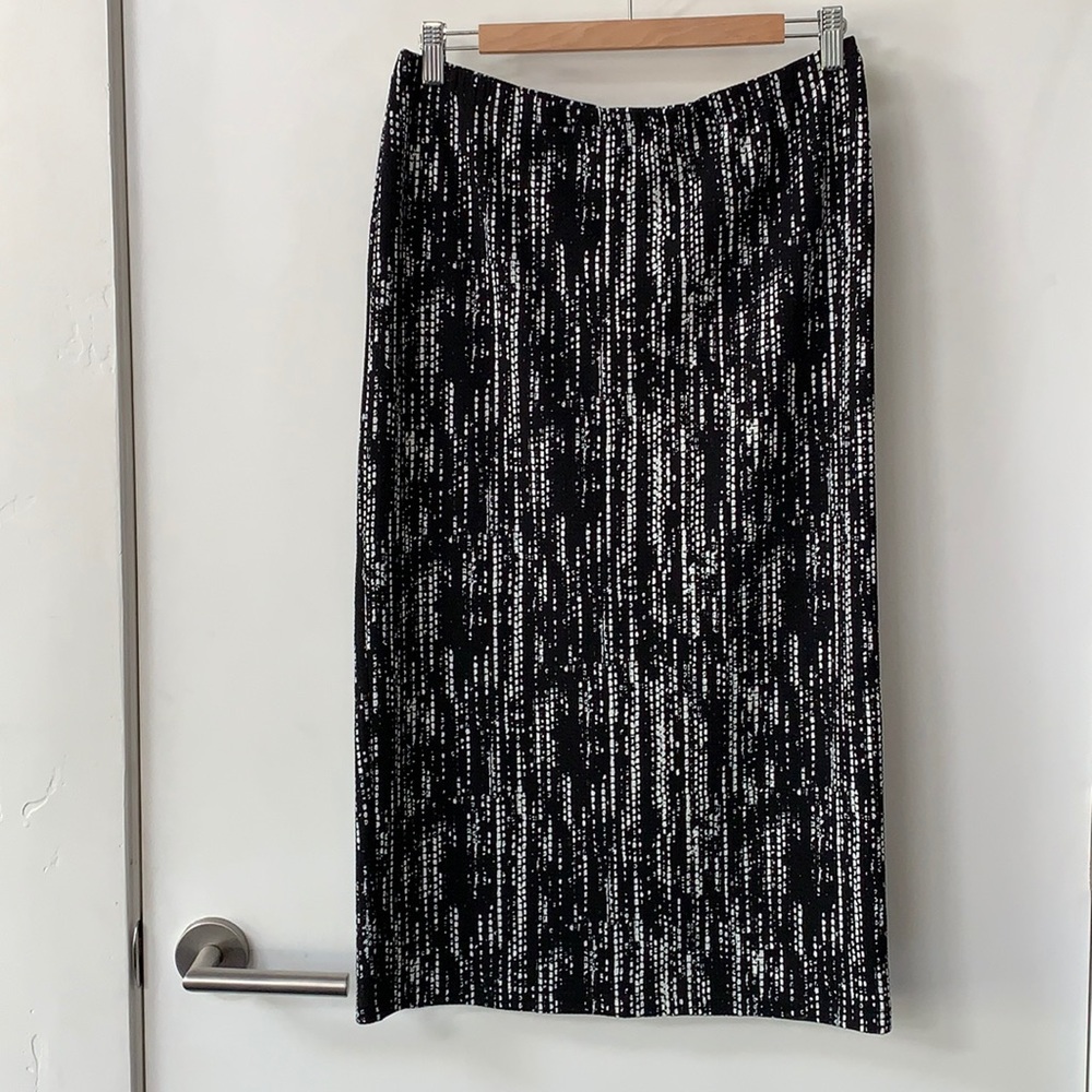 Bobeau stretch straight skirt